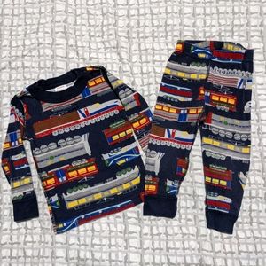 EUC Choo-Choo Trains PJs Set